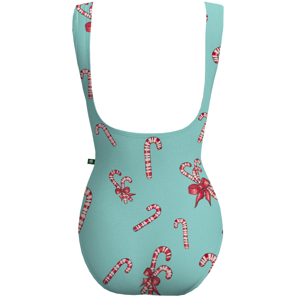 BLUE CANDY CANE CRESCENT